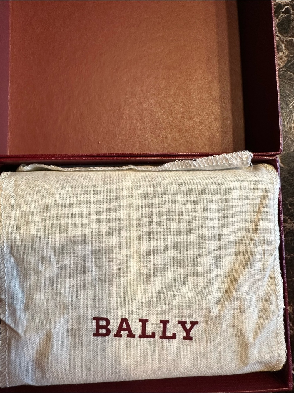 Bally Black Leather wallet with Red and White Stripe - Picture 4 of 13